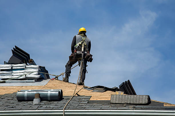 Professional Roof Replacement technician working in Claypool, AZ